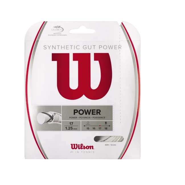 Synthetic Gut Power 17 Tennis String - Set
